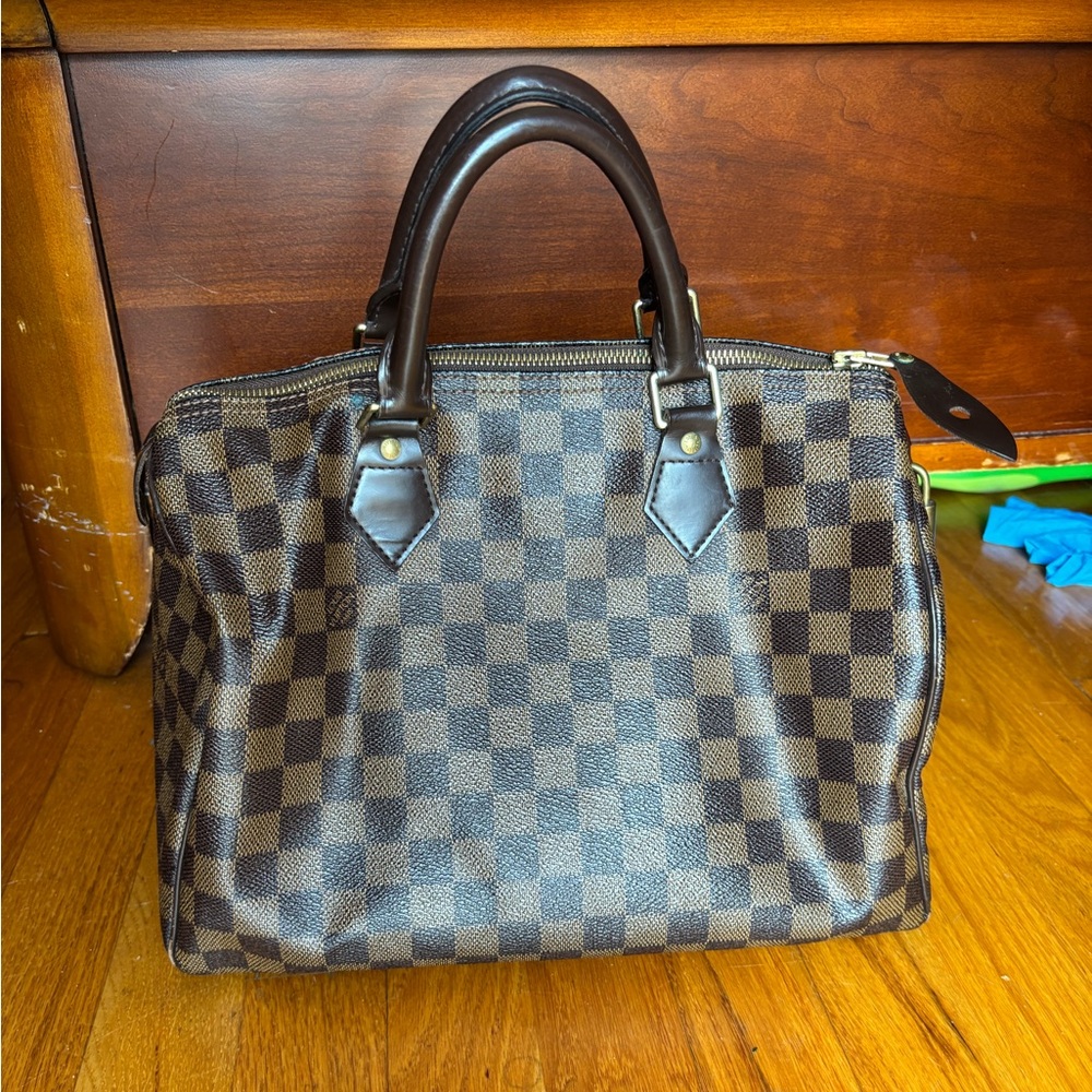 LOUIS VUITTON Damier Ebene canvas, the Speedy 30 100% AUTHENTIC!!!!